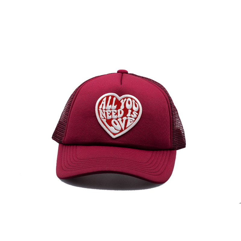 Casquette rose All You Need Is Love